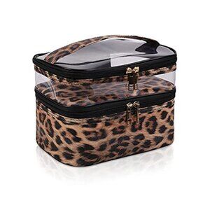 Double-layer Cosmetic Bag Makeup Bag Travel Makeup Bag Makeup Bags for Women